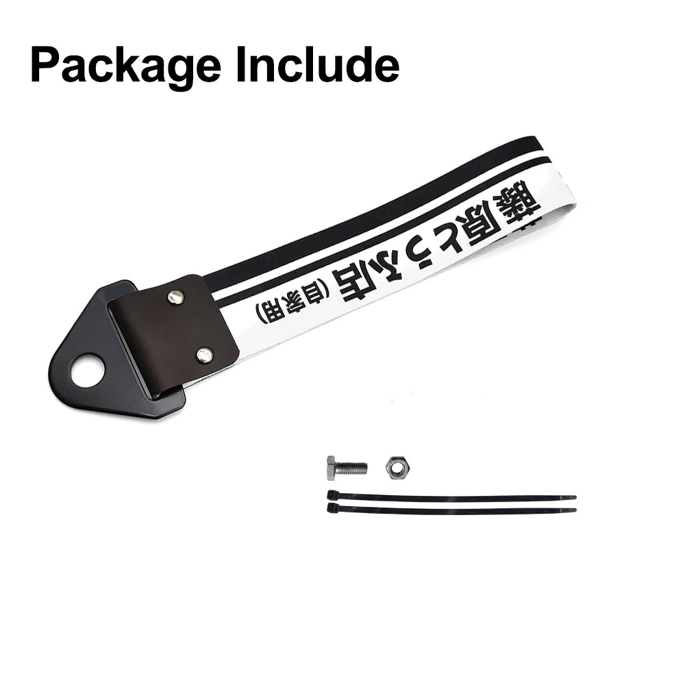 JDM Culture Car Color Pendant Tow Strap