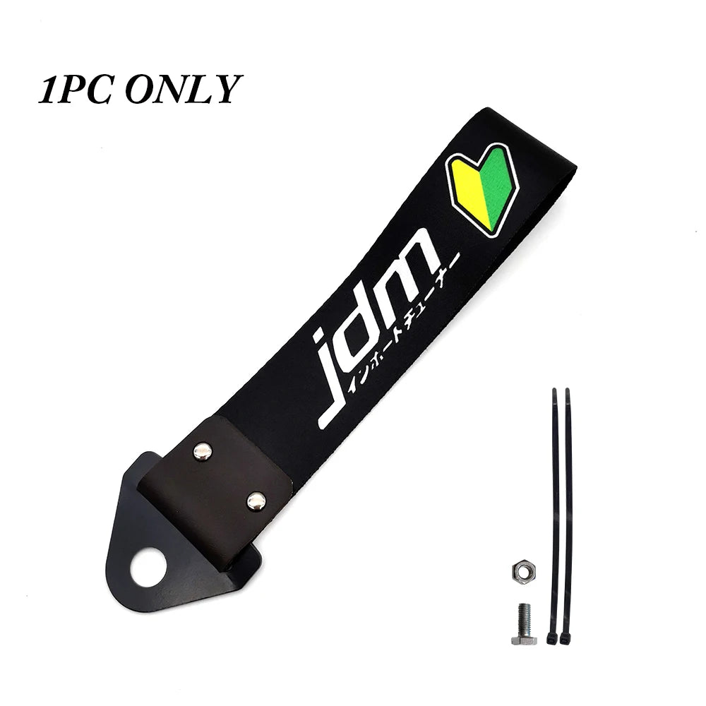 JDM Culture Car Color Pendant Tow Strap