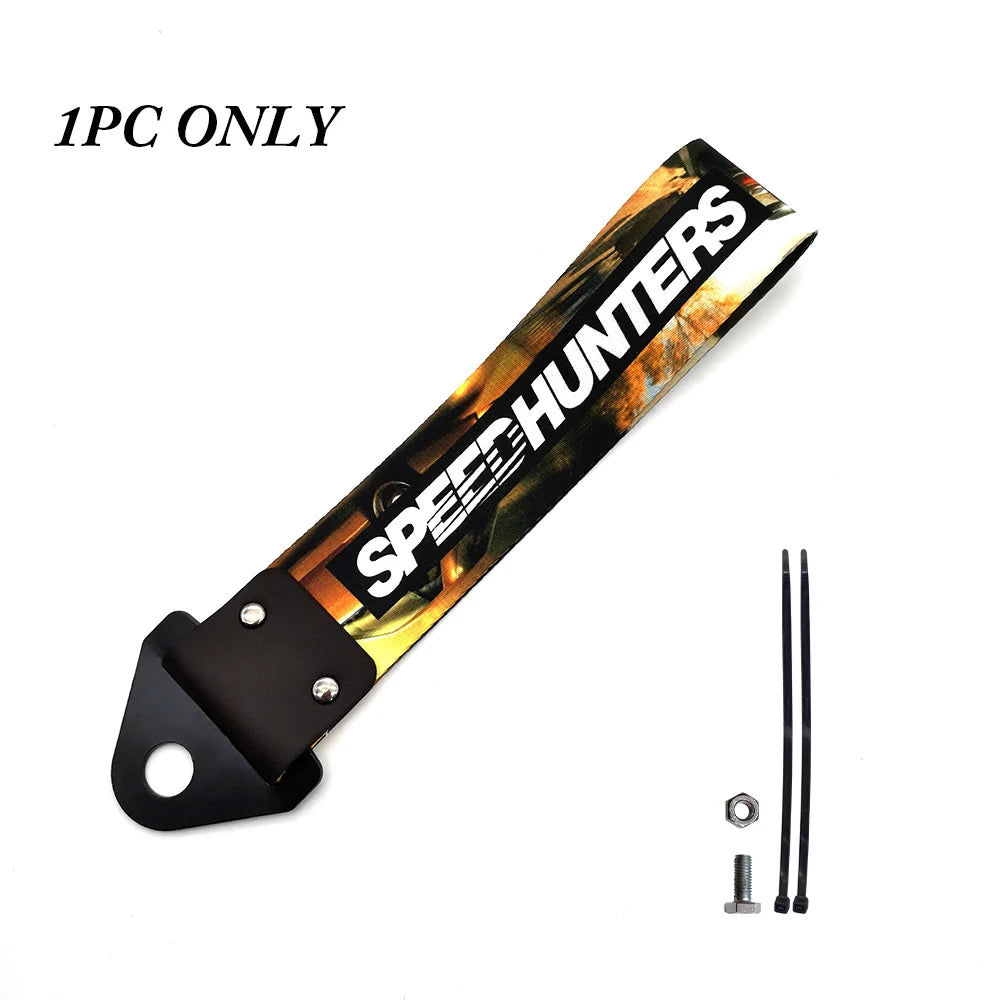 JDM Culture Car Color Pendant Tow Strap