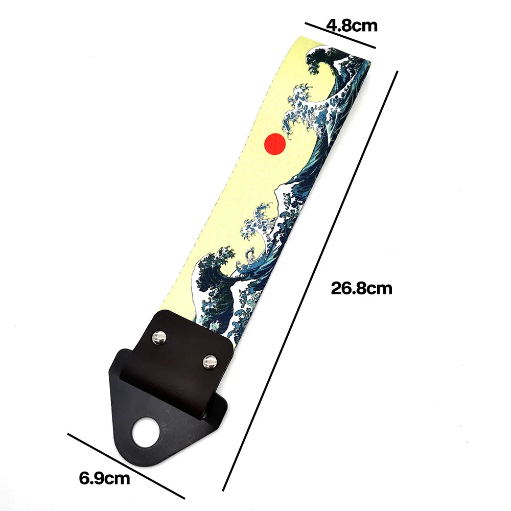 JDM Culture Car Color Pendant Tow Strap
