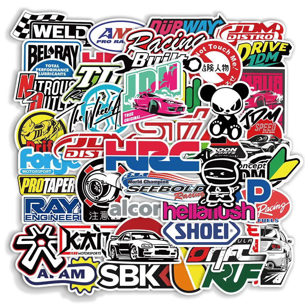 10/20/50/100pcs Cool JDM Stickers
