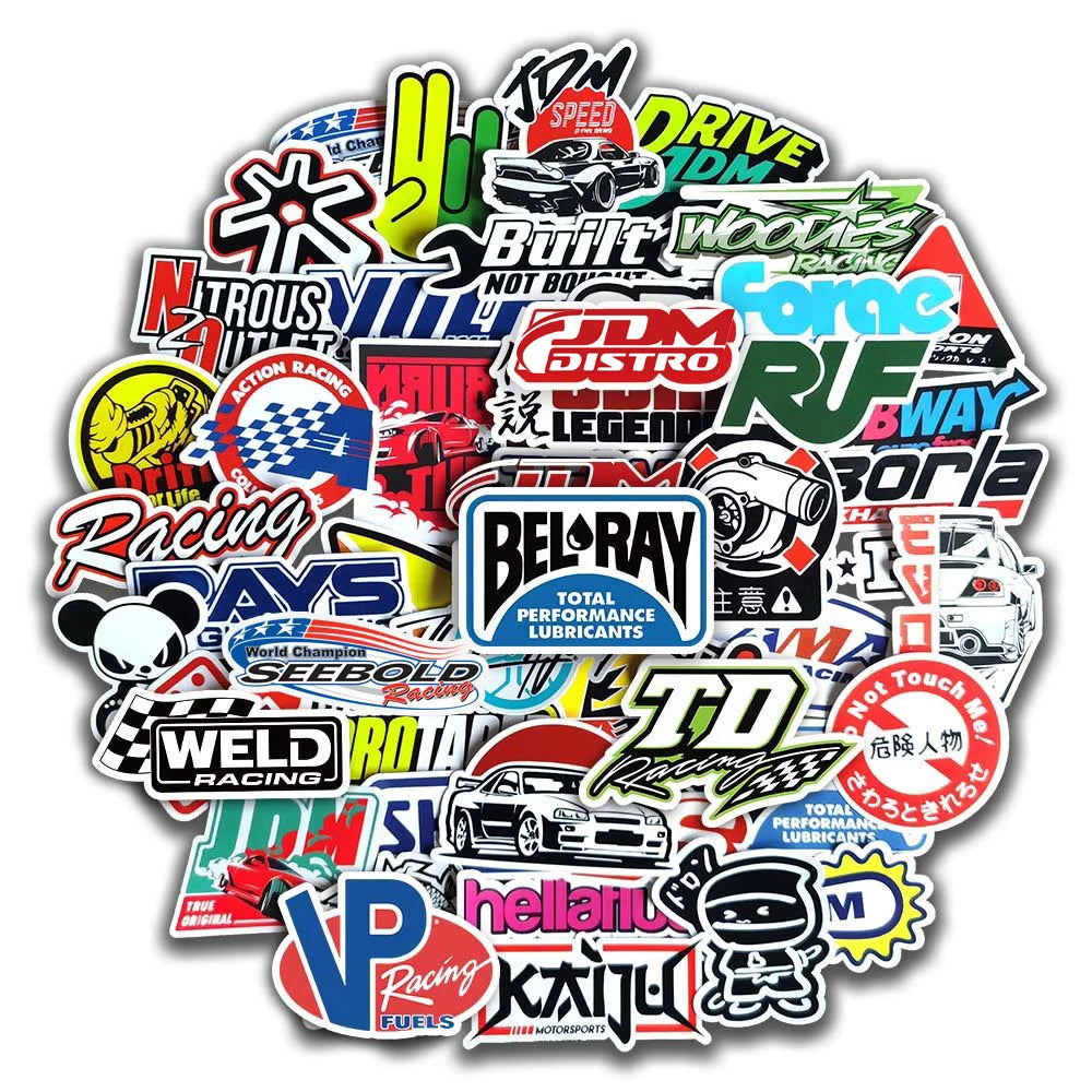 10/20/50/100pcs Cool JDM Stickers
