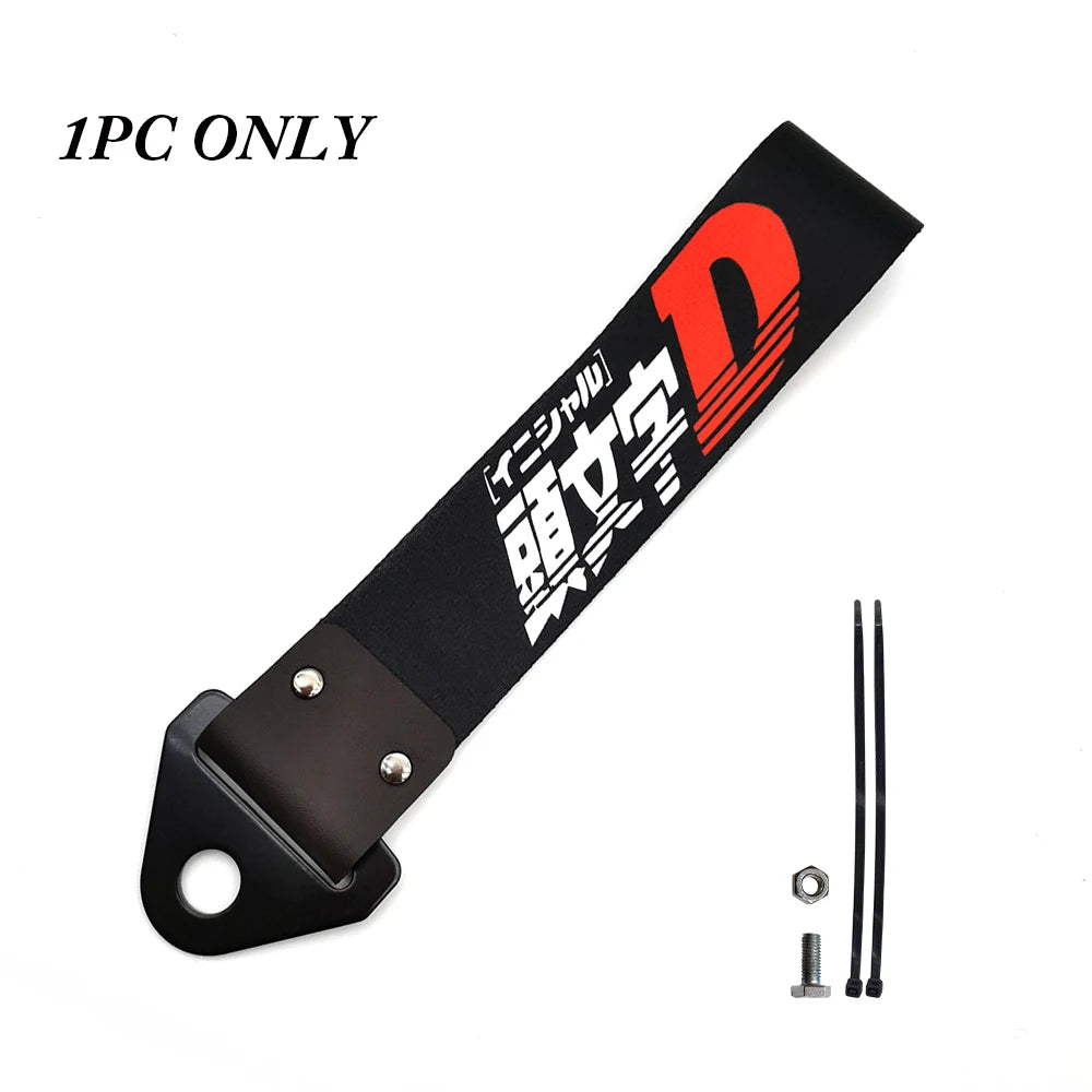 JDM Culture Car Color Pendant Tow Strap