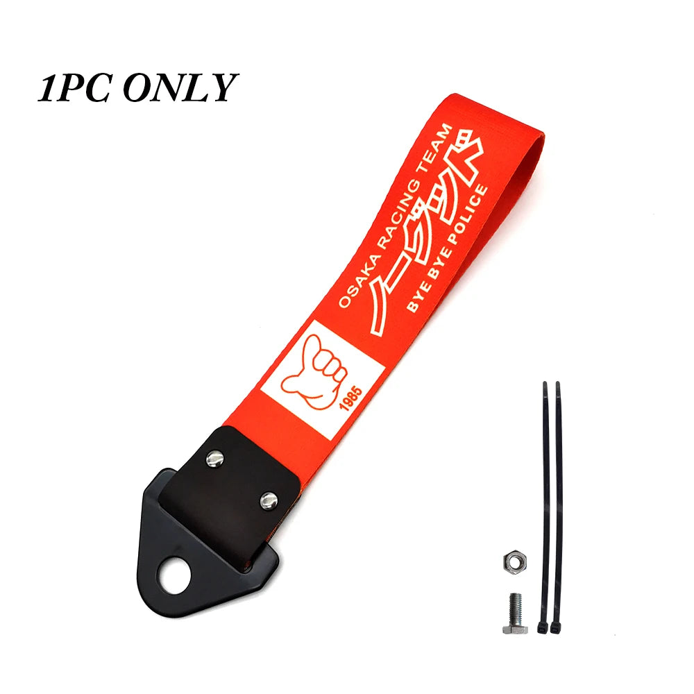 JDM Culture Car Color Pendant Tow Strap