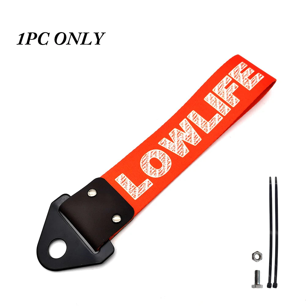 JDM Culture Car Color Pendant Tow Strap