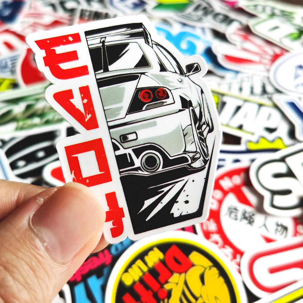 10/20/50/100pcs Cool JDM Stickers